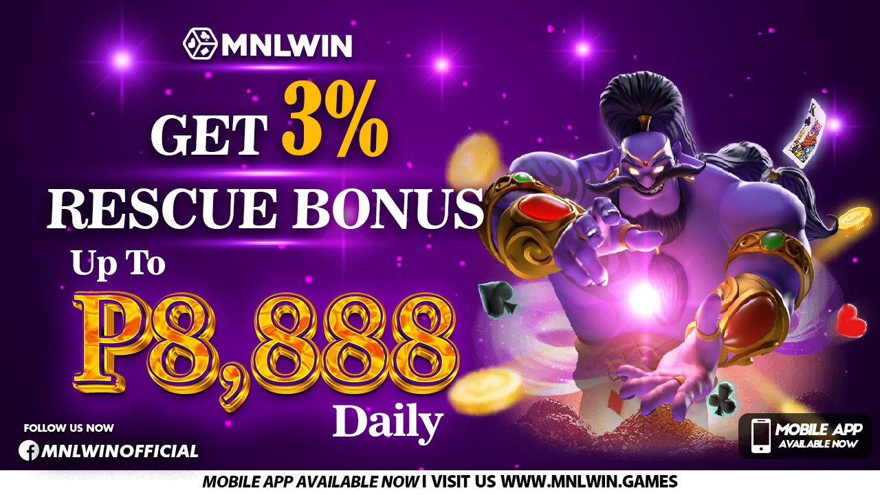 3% Rescue Bonus - up to P8888 Daily